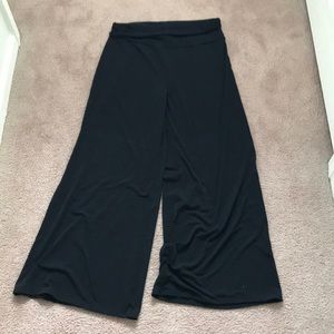Xl black honey and lace palazzo pants
